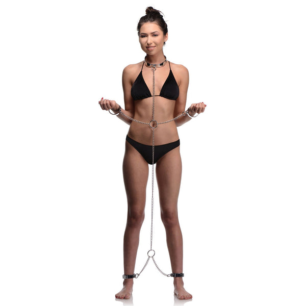 5 Piece Stainless Steel Shackle Set - Small - Royal Sins