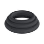 LEVELZ Classic Silicone Cock Ring Set of 3 (XS/S/M) Black