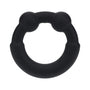 LEVELZ Metal & Silicone Cock Ring Black