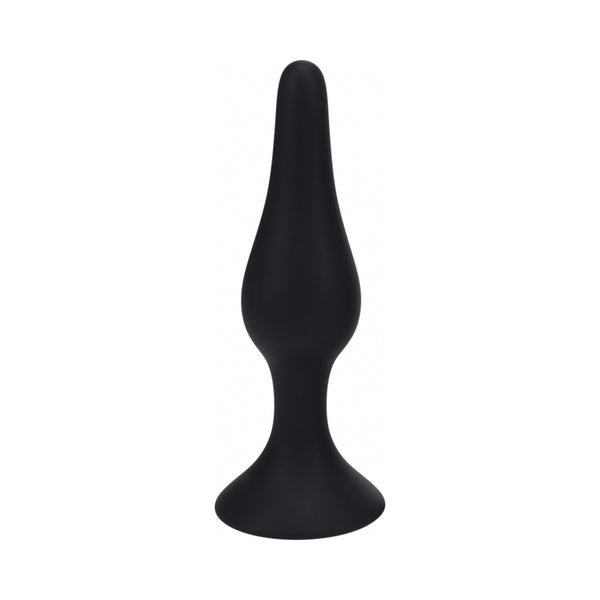 LEVELZ Slim Silicone Anal Plug XLarge Black
