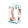 b-Vibe Slipskin Realistic Silicone Dildo 8 in. Curved Cream