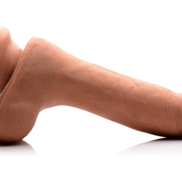 7 Inch Ultra Real Dual Layer Suction Cup Dildo - Medium Skin Tone - Royal Sins