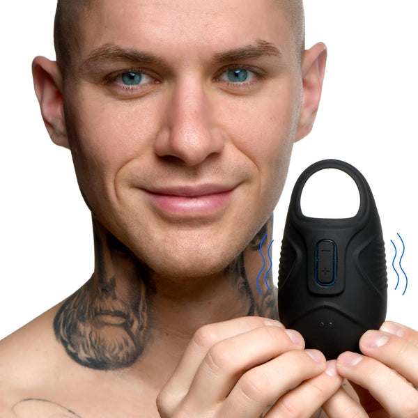 7X Vibrating Silicone Ball Sack - Royal Sins