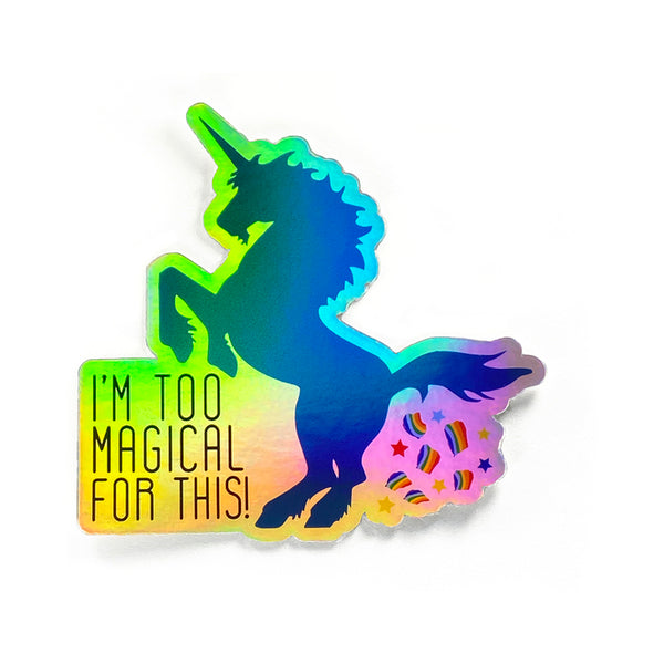 Twisted Wares Too Magical For This Sticker