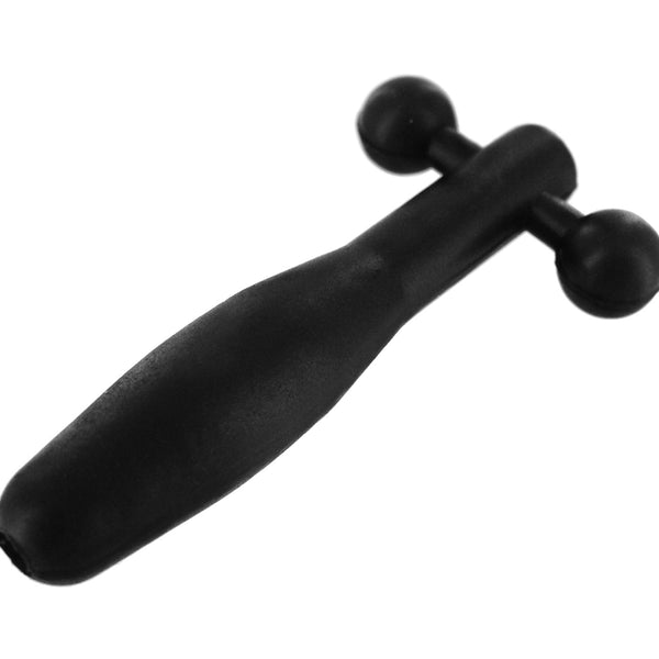 The Hallows Silicone Cum-Thru Barbell Penis Plug