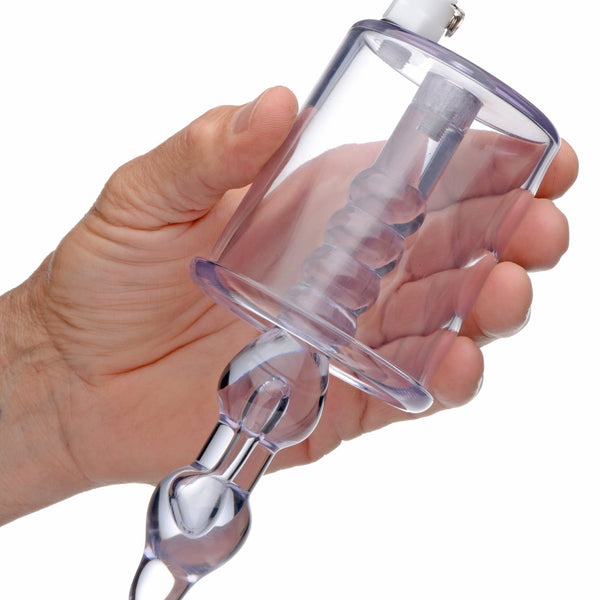 Anal Pump Cylinder with Stimulator Shaft - Royal Sins