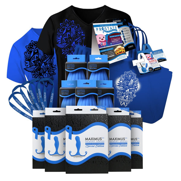 Aneros Goes Blue Limited Edition Promo Kit - Royal Sins