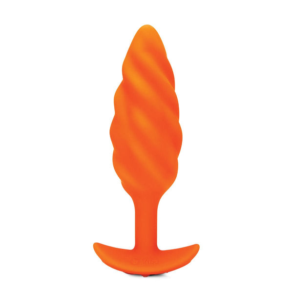 B - Vibe Texture Plug Swirl Orange (Medium) - Royal Sins