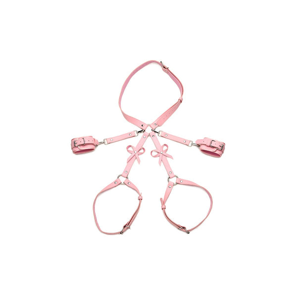 Bondage Harness with Bows M/L - Pink - Royal Sins