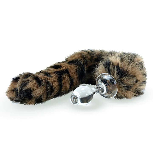 Crystal Delights Minx Tail Plug - Leopard - Royal Sins