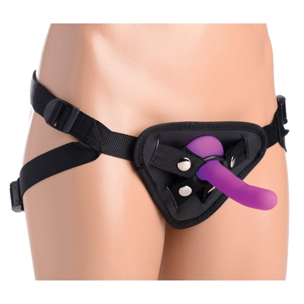 Double G Deluxe Vibrating Strap On Kit - Royal Sins