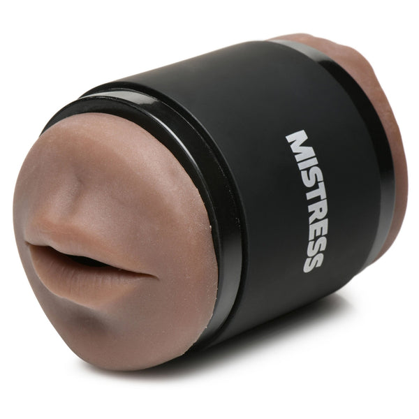 Double Shot Mouth and Pussy Stroker - Dark - Royal Sins