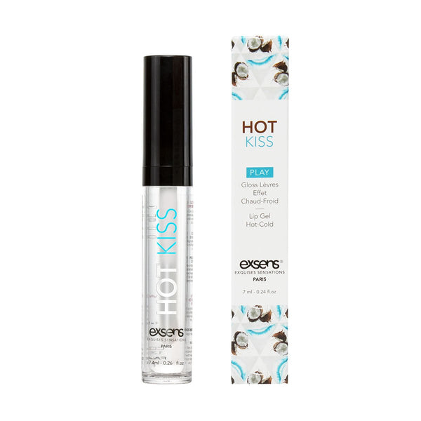 Exsens Hot Kiss Arousal Lip Gloss 7ml - Coconut - Royal Sins