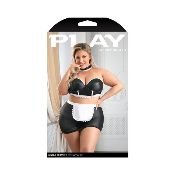 Fantasy Lingerie Play 5 - Star Service Costume 1XL/2XL - Royal Sins