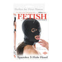 Fetish Fantasy Series Spandex 3 - Hole Hood Black - Royal Sins