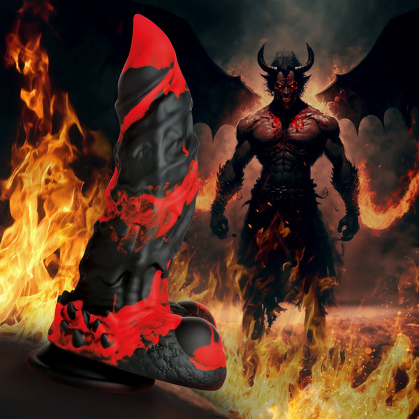 Fire Demon Monster Silicone Dildo - Royal Sins
