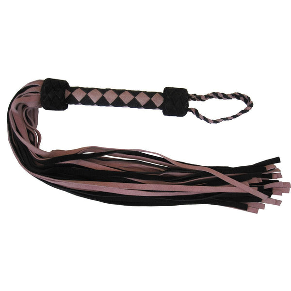 Flog Her in Pink/Black Suede - Royal Sins