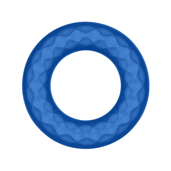 FORTO F - 15 Vibrating C - Ring - Blue - Royal Sins