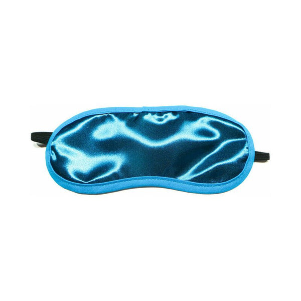 Foxtails Satin Eye Mask - Aqua - Royal Sins