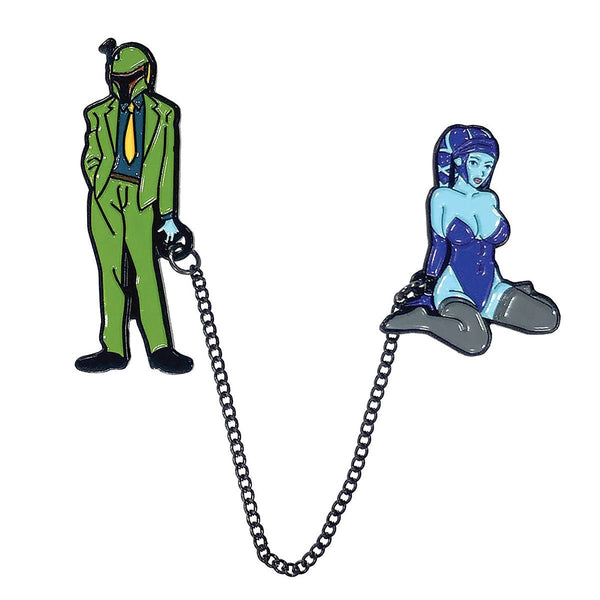 Geeky & Kinky Boba Fett Pimp & Slave Duo Pin - Royal Sins