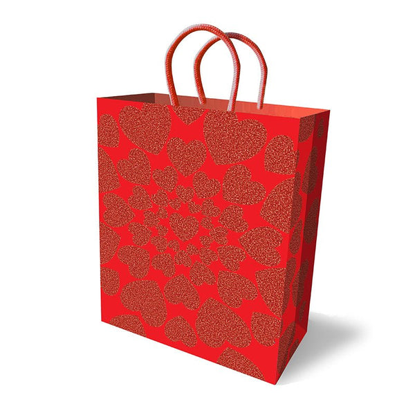 Glitter Hearts Sparkle Gift Bag - Royal Sins