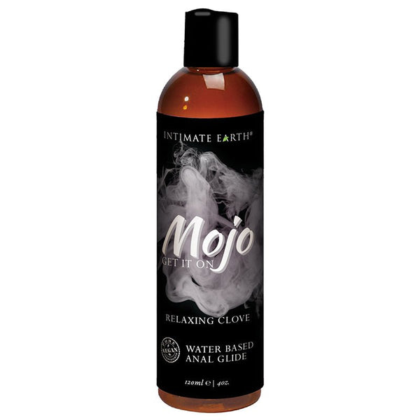 Intimate Earth Mojo Relaxing Clove Water Based Anal Glide 4 oz. - Royal Sins