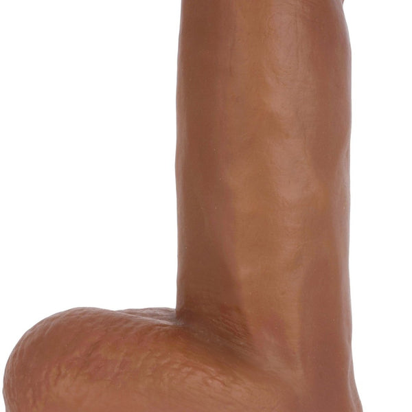 Jock Dark Bareskin Dildo with Balls - 6 Inch - Royal Sins