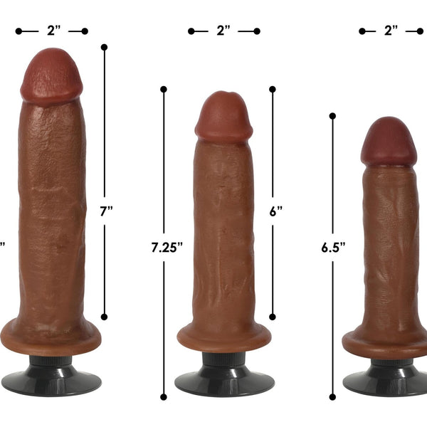 Jock Medium Vibrating Dildo - 7 Inch - Royal Sins