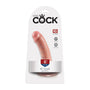 King Cock 6 in. Cock Realistic Dildo With Suction Cup Beige - Royal Sins