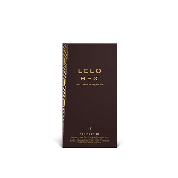 LELO Hex Respect XL Condoms 12pk - Royal Sins
