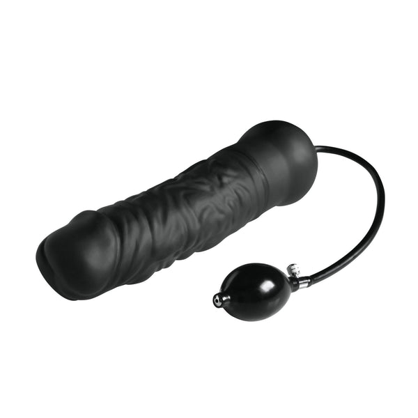 Leviathan Giant Inflatable Silicone Dildo with Internal Core - Royal Sins