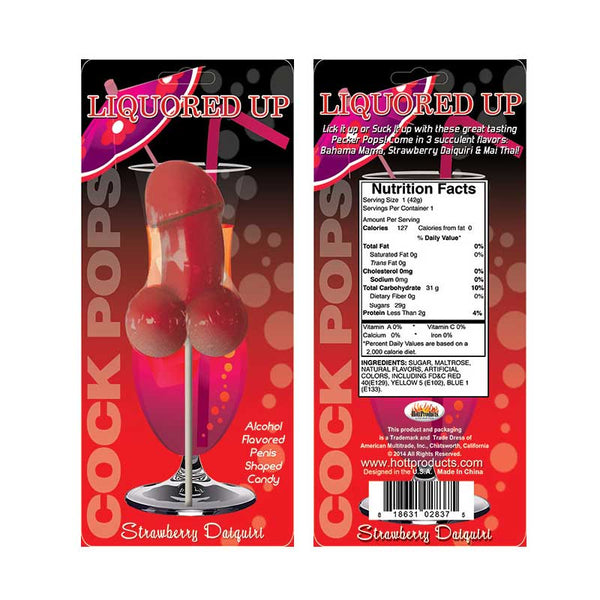 Liquored Up Cock Pop - Strawberry Daiquiri - Royal Sins