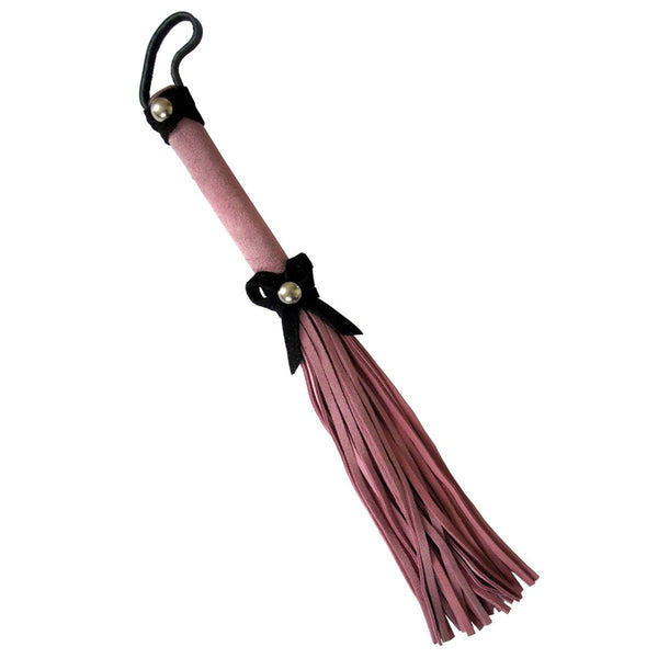 Love Knot Mini Flogger w/ Bow - Pink w/Black Bow - Royal Sins