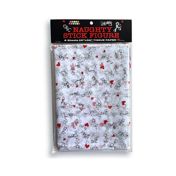 Naughty Stick Figure Tissue Paper - Royal Sins
