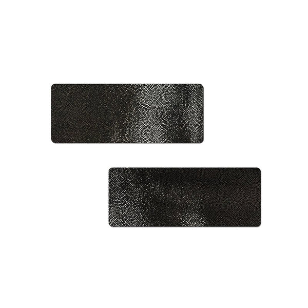 Pastease Matte Black Bar Nipple Pasties - Royal Sins