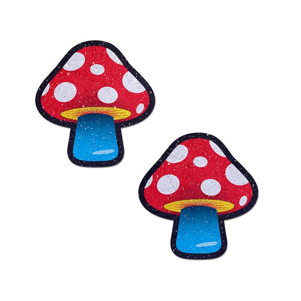 Pastease Mushroom: Colorful Shroom Nipple Pasties - Royal Sins
