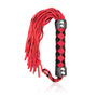 Ple'sur 15.5 in. Leather Flogger Red - Royal Sins
