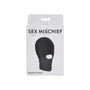Sportsheets Sex & Mischief Shadow Hood Full - Head Mask with Open Mouth Black - Royal Sins