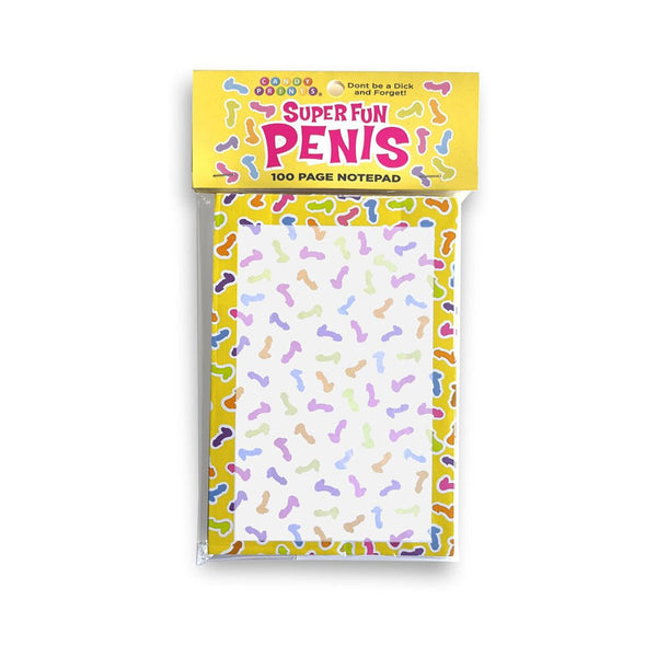 Super Fun Penis Notepad - Royal Sins