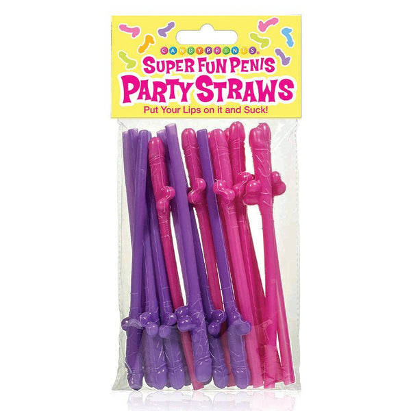 Super Fun Penis Party Straws 8 - Pack - Royal Sins
