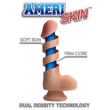 10 Inch Ultra Real Dual Layer Suction Cup Dildo - Royal Sins