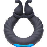 10X Cobra Dual Stimulation Silicone Cock Ring - Royal Sins