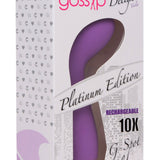 10X Delight G - Spot Silicone Vibrator - Purple - Royal Sins