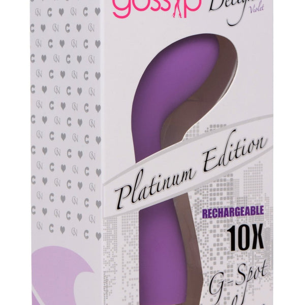 10X Delight G - Spot Silicone Vibrator - Purple - Royal Sins