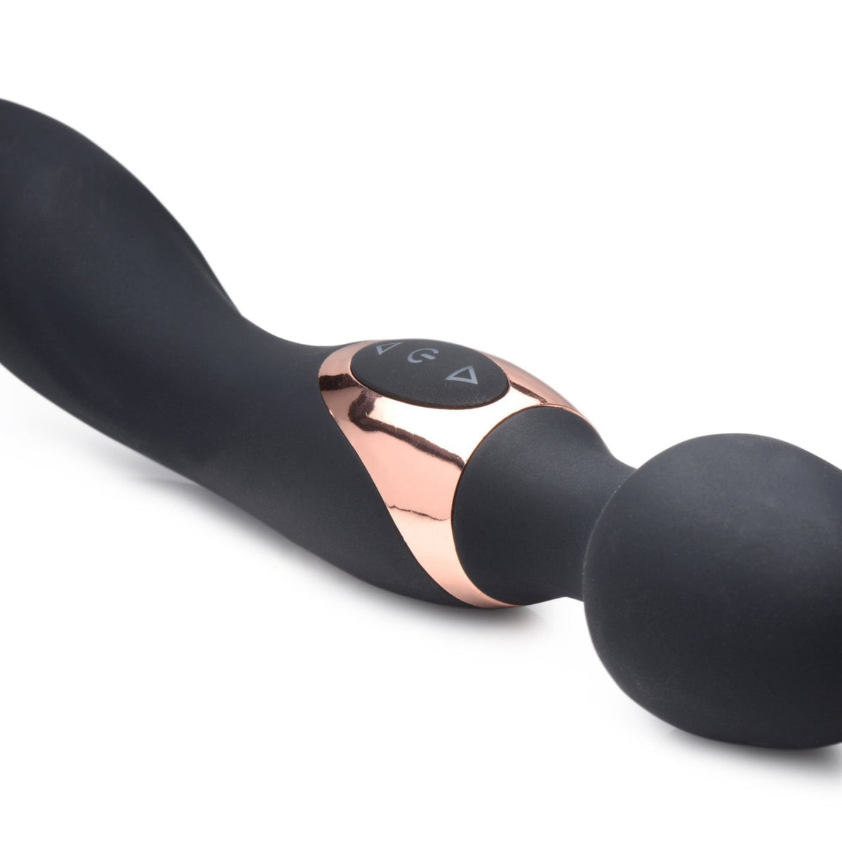 10X Dual Duchess 2 - in - 1 Silicone Massager - Black - Royal Sins