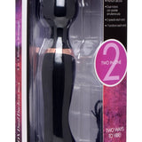 10X Dual Duchess 2 - in - 1 Silicone Massager - Black - Royal Sins