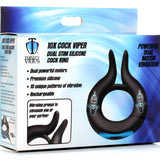 10X Dual Stim Silicone Cock Ring - Royal Sins