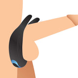 10X Dual Stim Silicone Cock Ring - Royal Sins