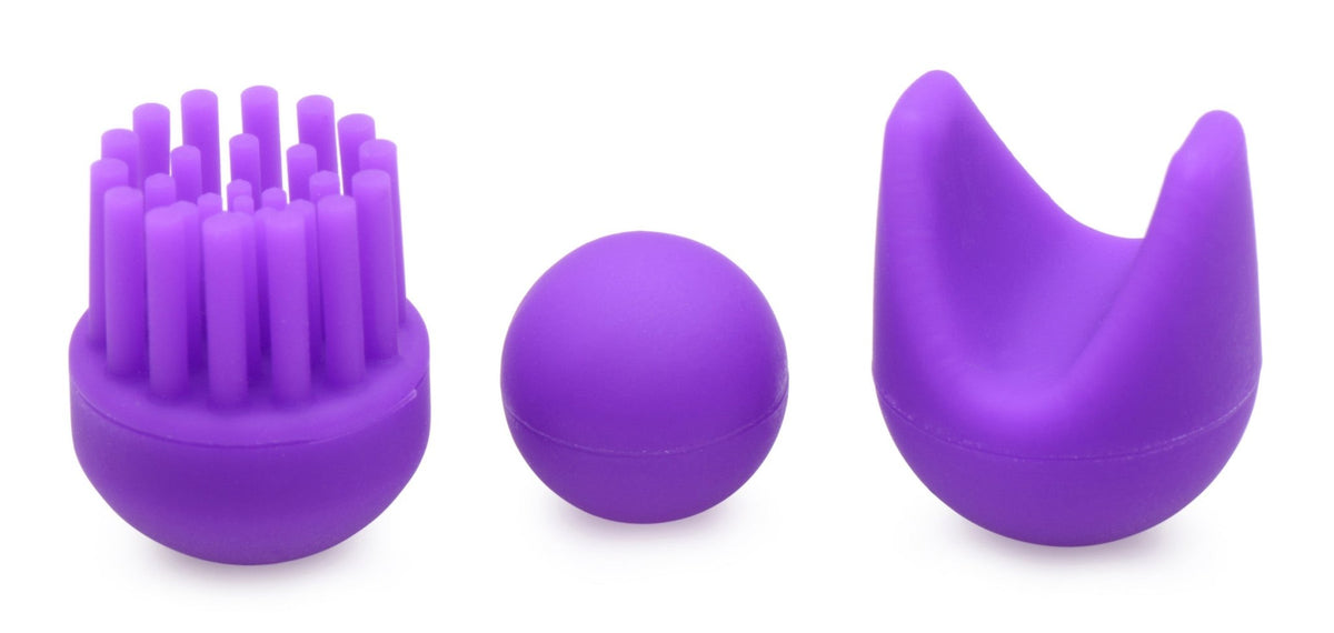 10X En Pointe Silicone Pinpoint Teaser with Attachments - Royal Sins