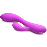 10X Flexible Silicone Rabbit Vibrator - Purple - Royal Sins